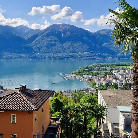 Romantic View With Balcony And Parking In Locarno Apartment Orselina