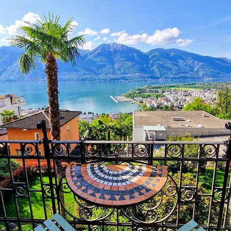 Romantic View With Balcony And Parking In Locarno * Orselina